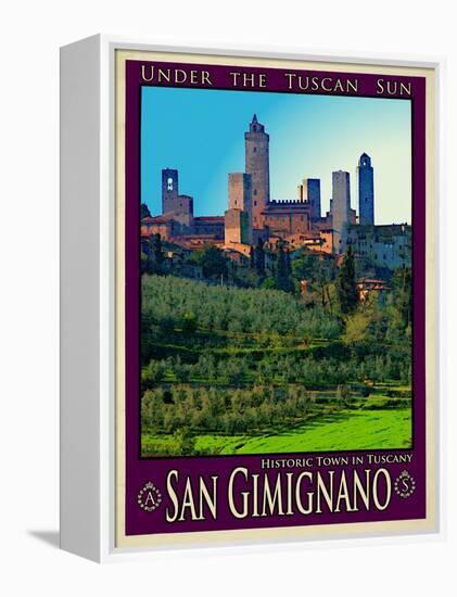 San Gimignano Tuscany 10-Anna Siena-Framed Premier Image Canvas