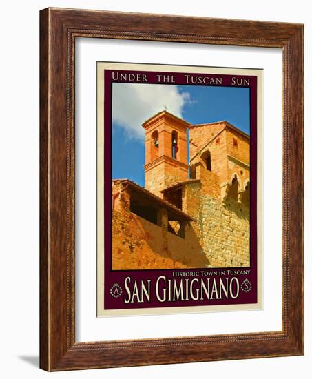 San Gimignano Tuscany 12-Anna Siena-Framed Giclee Print