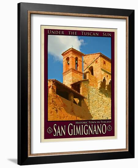 San Gimignano Tuscany 12-Anna Siena-Framed Giclee Print