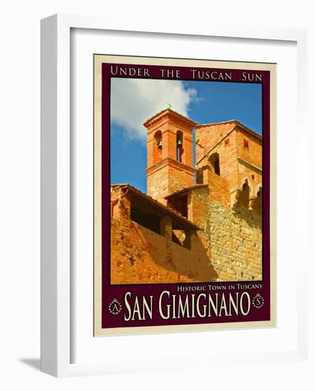 San Gimignano Tuscany 12-Anna Siena-Framed Giclee Print