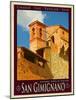 San Gimignano Tuscany 12-Anna Siena-Mounted Giclee Print