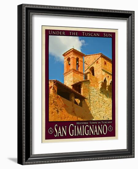 San Gimignano Tuscany 12-Anna Siena-Framed Giclee Print