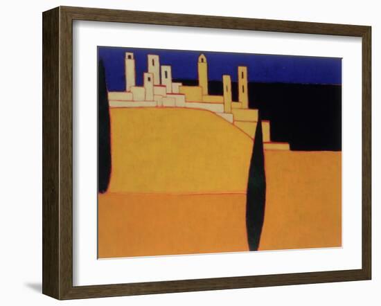 San Gimignano, Tuscany, 2000-Eithne Donne-Framed Giclee Print