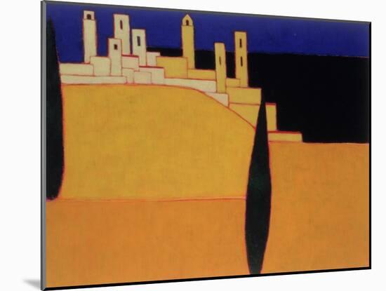 San Gimignano, Tuscany, 2000-Eithne Donne-Mounted Giclee Print