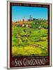 San Gimignano Tuscany 8-Anna Siena-Mounted Giclee Print