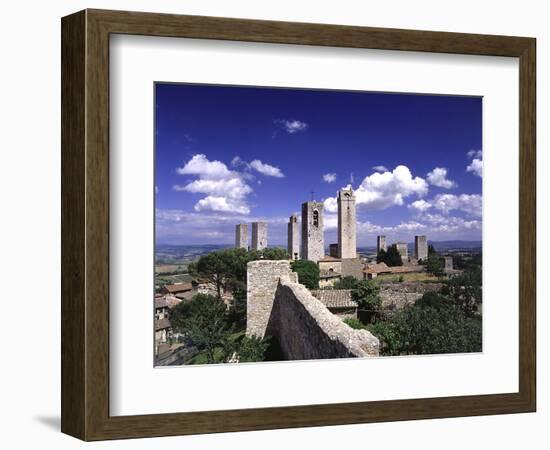 San Gimignano, Tuscany, Itlay-Peter Thompson-Framed Photographic Print