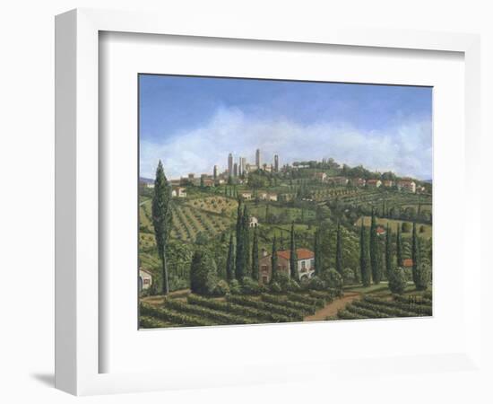 San Gimignano Tuscany-Richard Harpum-Framed Art Print