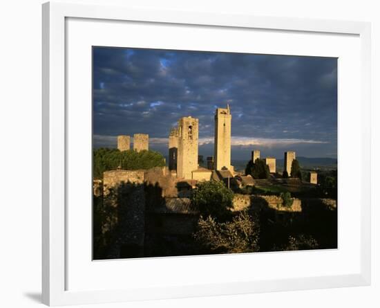 San Gimignano, Unesco World Heritage Site, Tuscany, Italy-Bruno Morandi-Framed Photographic Print