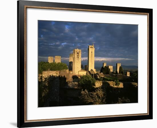 San Gimignano, Unesco World Heritage Site, Tuscany, Italy-Bruno Morandi-Framed Photographic Print