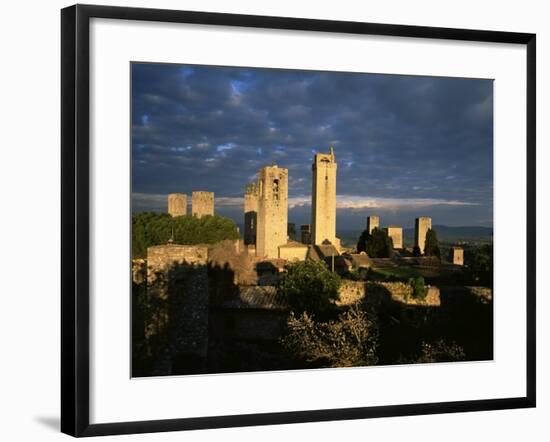 San Gimignano, Unesco World Heritage Site, Tuscany, Italy-Bruno Morandi-Framed Photographic Print