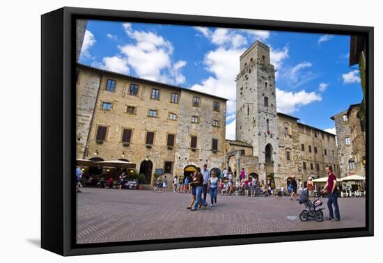 San Gimignano-lachris77-Framed Premier Image Canvas