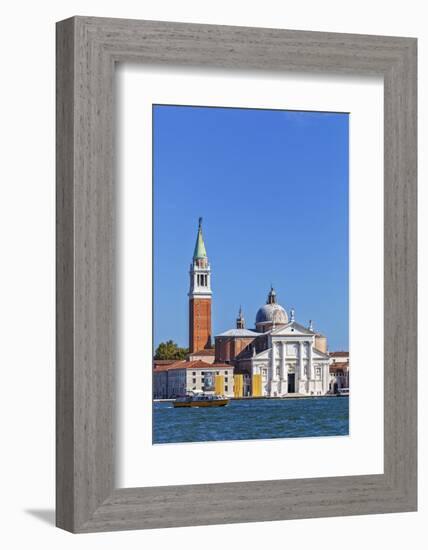 San Giorgio Maggiore and Campanile, Viewed from Calle Vallaresso, San Marco, Venice, Veneto, Italy.-Cahir Davitt-Framed Photographic Print