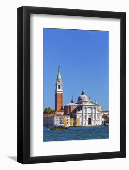 San Giorgio Maggiore and Campanile, Viewed from Calle Vallaresso, San Marco, Venice, Veneto, Italy.-Cahir Davitt-Framed Photographic Print