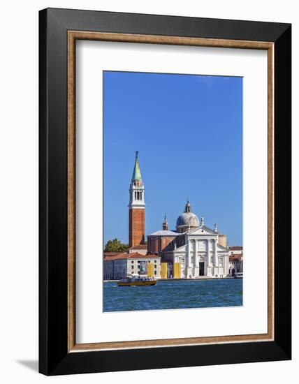 San Giorgio Maggiore and Campanile, Viewed from Calle Vallaresso, San Marco, Venice, Veneto, Italy.-Cahir Davitt-Framed Photographic Print