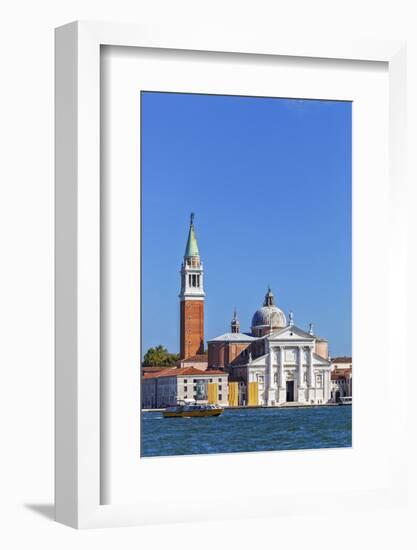 San Giorgio Maggiore and Campanile, Viewed from Calle Vallaresso, San Marco, Venice, Veneto, Italy.-Cahir Davitt-Framed Photographic Print