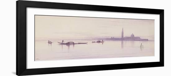 San Giorgio Maggiore from the Lagoon, Venice-Edward Lear-Framed Giclee Print