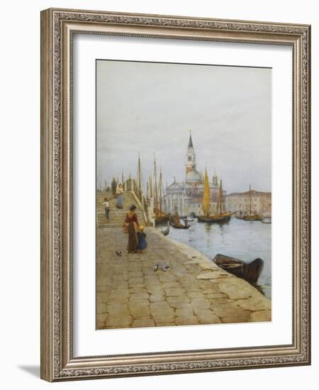 San Giorgio Maggiore from the Zattere, Venice-Helen Allingham-Framed Giclee Print
