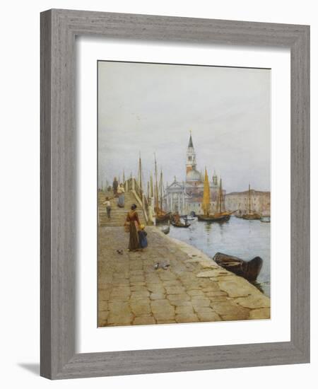 San Giorgio Maggiore from the Zattere, Venice-Helen Allingham-Framed Giclee Print