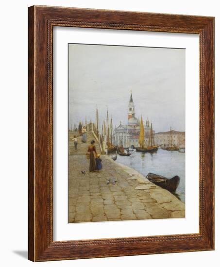 San Giorgio Maggiore from the Zattere, Venice-Helen Allingham-Framed Giclee Print