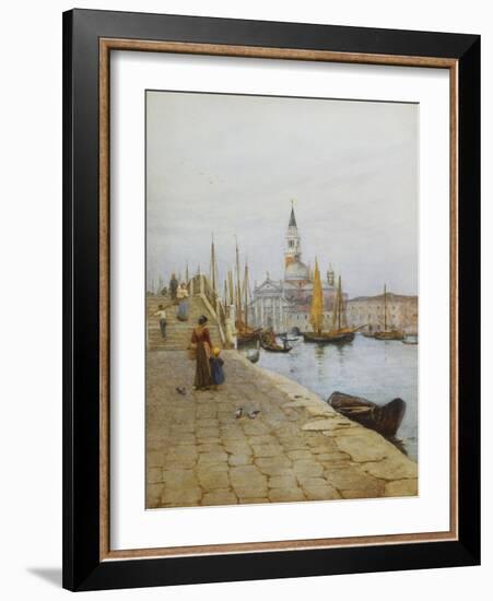 San Giorgio Maggiore from the Zattere, Venice-Helen Allingham-Framed Giclee Print