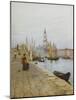 San Giorgio Maggiore from the Zattere, Venice-Helen Allingham-Mounted Giclee Print