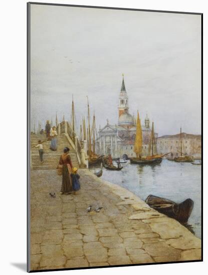 San Giorgio Maggiore from the Zattere, Venice-Helen Allingham-Mounted Giclee Print