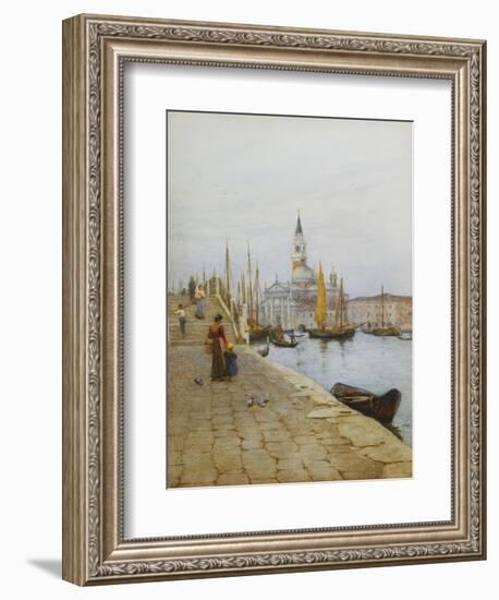 San Giorgio Maggiore from the Zattere, Venice-Helen Allingham-Framed Giclee Print