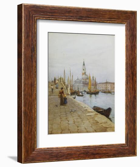 San Giorgio Maggiore from the Zattere, Venice-Helen Allingham-Framed Giclee Print