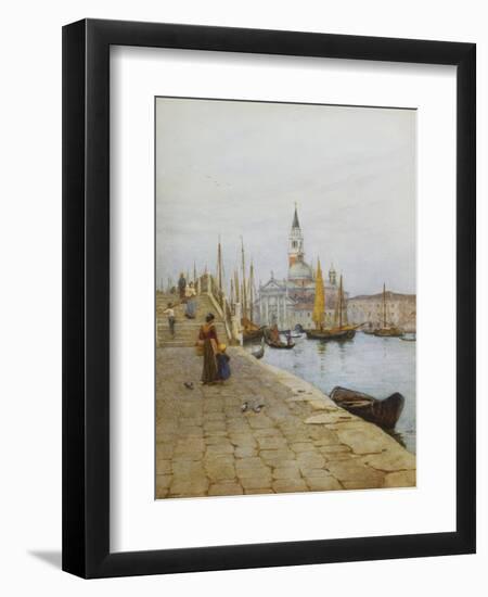 San Giorgio Maggiore from the Zattere, Venice-Helen Allingham-Framed Giclee Print