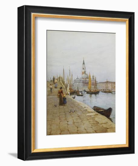 San Giorgio Maggiore from the Zattere, Venice-Helen Allingham-Framed Giclee Print