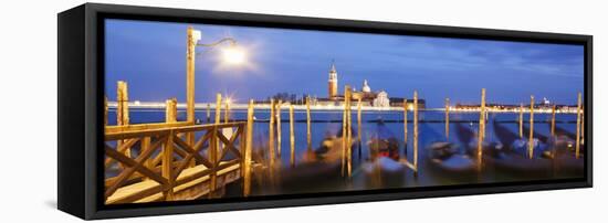 San Giorgio Maggiore in the Distance, Venice, UNESCO World Heritage Site, Veneto, Italy, Europe-Angelo Cavalli-Framed Premier Image Canvas