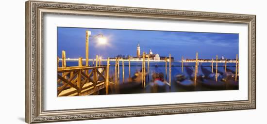 San Giorgio Maggiore in the Distance, Venice, UNESCO World Heritage Site, Veneto, Italy, Europe-Angelo Cavalli-Framed Photographic Print