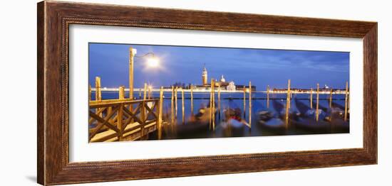 San Giorgio Maggiore in the Distance, Venice, UNESCO World Heritage Site, Veneto, Italy, Europe-Angelo Cavalli-Framed Photographic Print