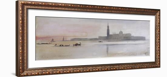 San Giorgio Maggiore, Venice, 1865-Edward Lear-Framed Giclee Print