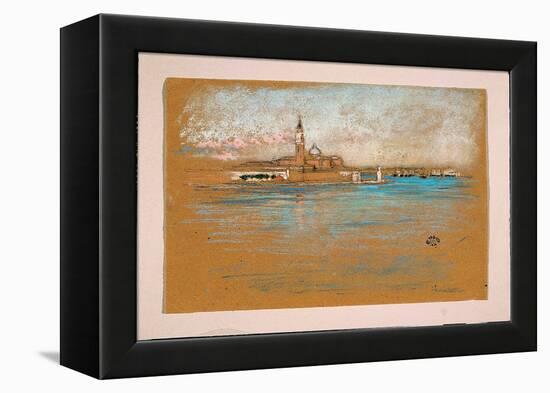 San Giorgio Maggiore, Venice, 1880 (Pastel & Charcoal on Paper)-James Abbott McNeill Whistler-Framed Premier Image Canvas