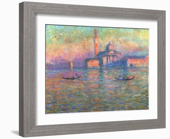 San Giorgio Maggiore, Venice, 1908-Claude Monet-Framed Giclee Print