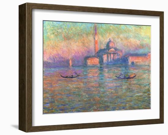 San Giorgio Maggiore, Venice, 1908-Claude Monet-Framed Giclee Print