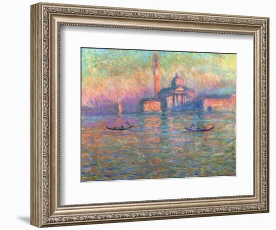 San Giorgio Maggiore, Venice, 1908-Claude Monet-Framed Giclee Print