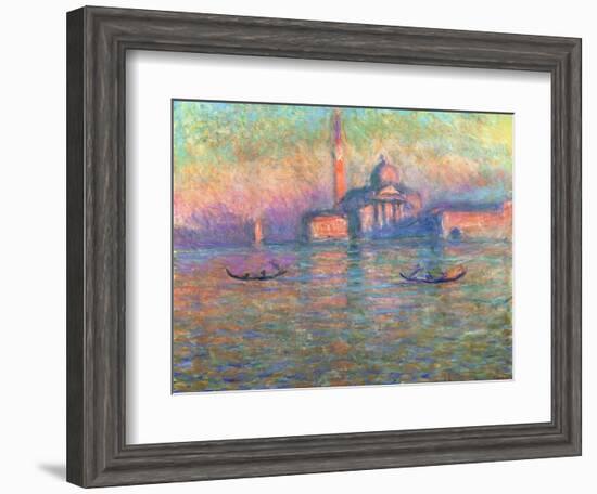 San Giorgio Maggiore, Venice, 1908-Claude Monet-Framed Giclee Print