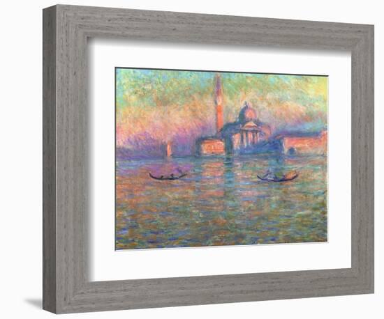 San Giorgio Maggiore, Venice, 1908-Claude Monet-Framed Giclee Print