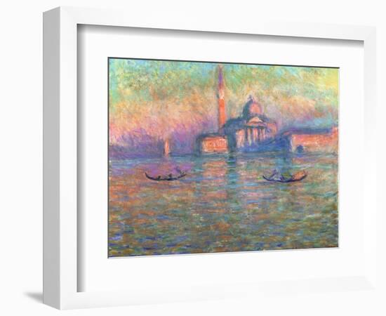 San Giorgio Maggiore, Venice, 1908-Claude Monet-Framed Giclee Print