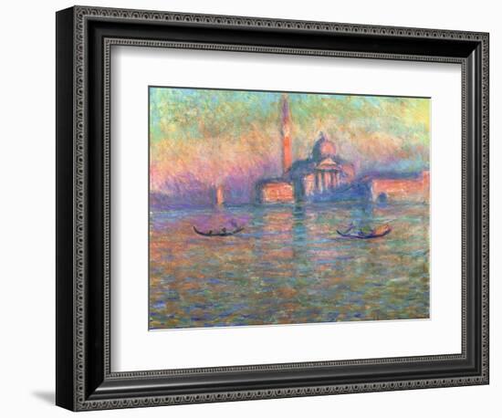 San Giorgio Maggiore, Venice, 1908-Claude Monet-Framed Giclee Print