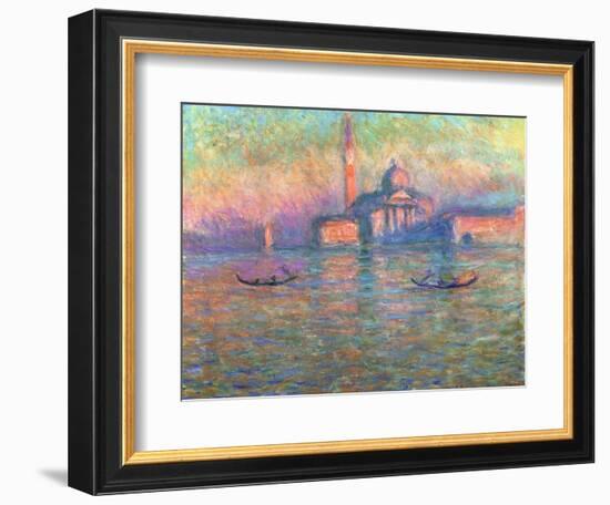 San Giorgio Maggiore, Venice, 1908-Claude Monet-Framed Giclee Print