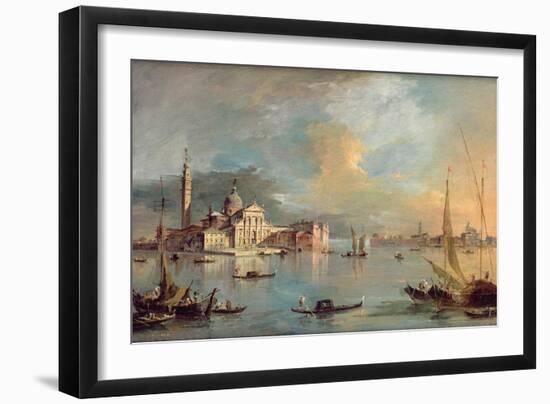 San Giorgio Maggiore, Venice, with the Giudecca and Zitelle-Guardi-Framed Giclee Print