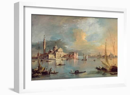 San Giorgio Maggiore, Venice, with the Giudecca and Zitelle-Guardi-Framed Giclee Print