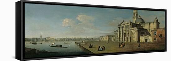 San Giorgio Maggiore, Venice-Canaletto-Framed Premier Image Canvas