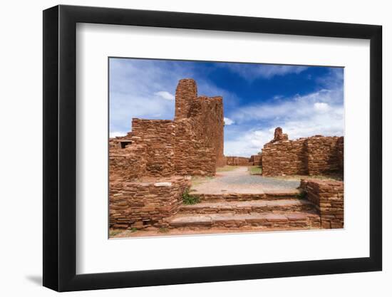 San Gregorio Church at Abo Ruins, Salinas Pueblo Missions. New Mexico, USA-Russ Bishop-Framed Photographic Print