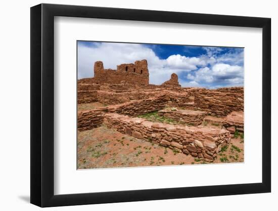 San Gregorio Church at Abo Ruins, Salinas Pueblo Missions. New Mexico, USA-Russ Bishop-Framed Photographic Print