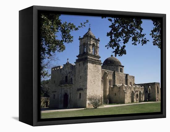 San Jose Mission, San Antonio, Texas, USA-Charles Bowman-Framed Premier Image Canvas