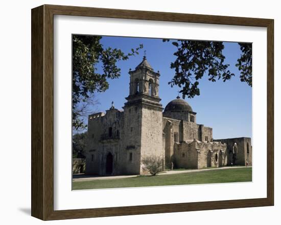 San Jose Mission, San Antonio, Texas, USA-Charles Bowman-Framed Photographic Print